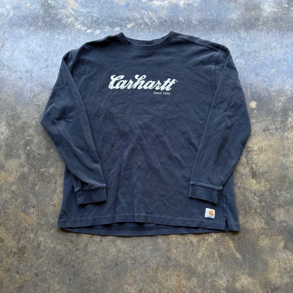 Vintage Y2K Thick Carhartt Waffle Thermal‎ Shirt